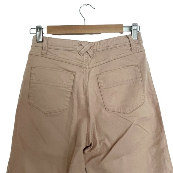 BDG High & Wide Peach Raw Hem Jeans - Picture 5 of 6